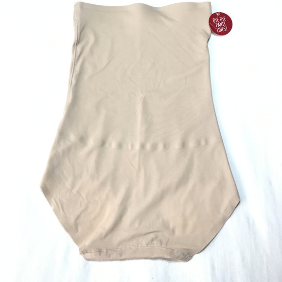 New Ultra Smooth High Waist Briefs Nude - Picture 6 of 7